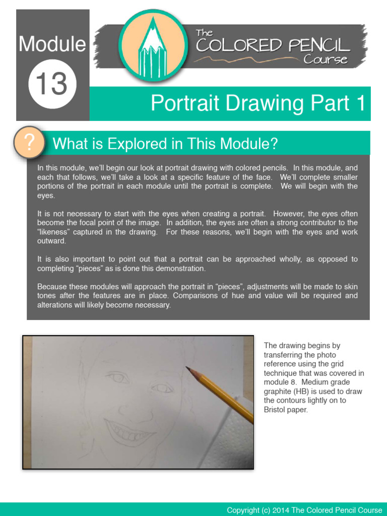 CPC+Portrait+Drawing+Part+1 | PDF | Drawing | Eyebrow