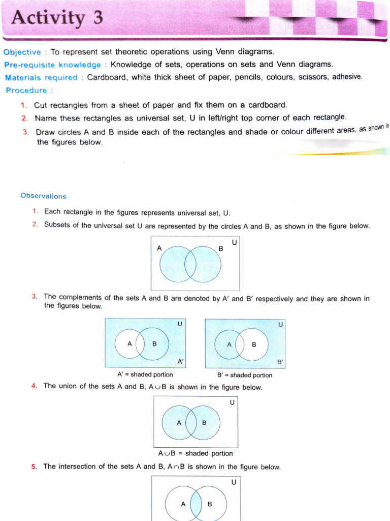 Venn Diagrams and Set Operations Guide | PDF | Trigonometric Functions ...