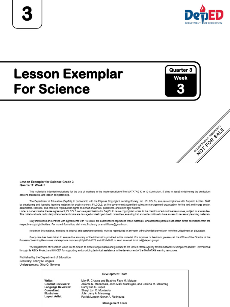 Le Science 3 Q3 Week3 Rtp Pdf Measurement