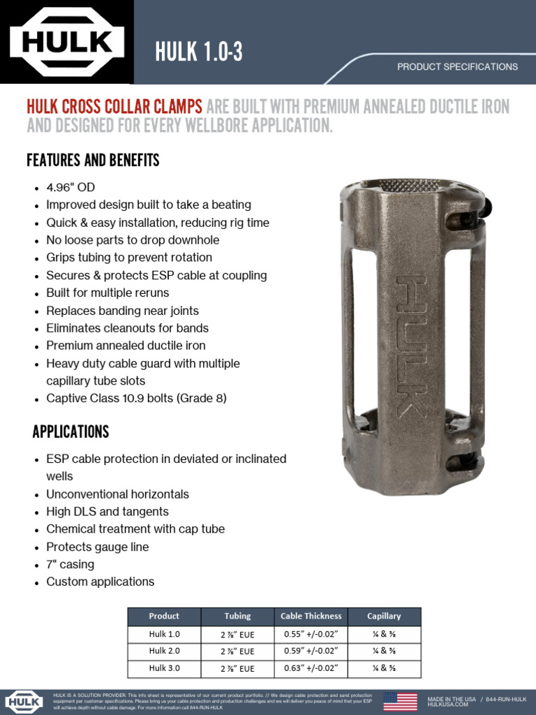 HULK+1+Spec+Sheet+2 0 | PDF