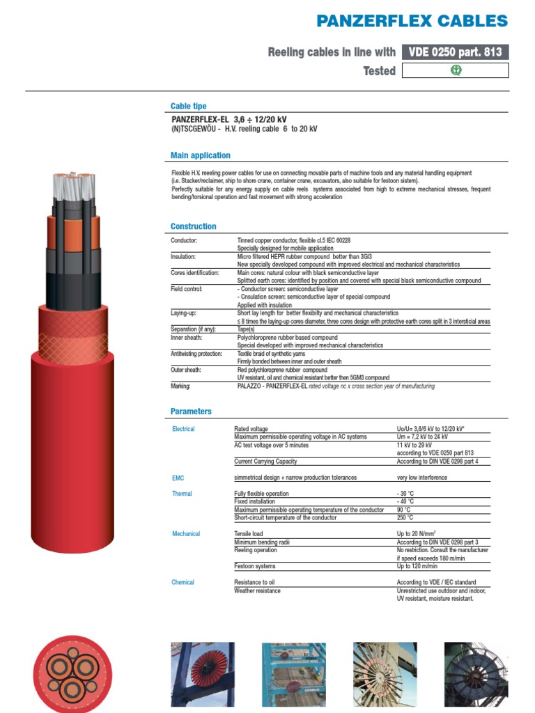 Panzerflex El | PDF | Cable | Insulator (Electricity)