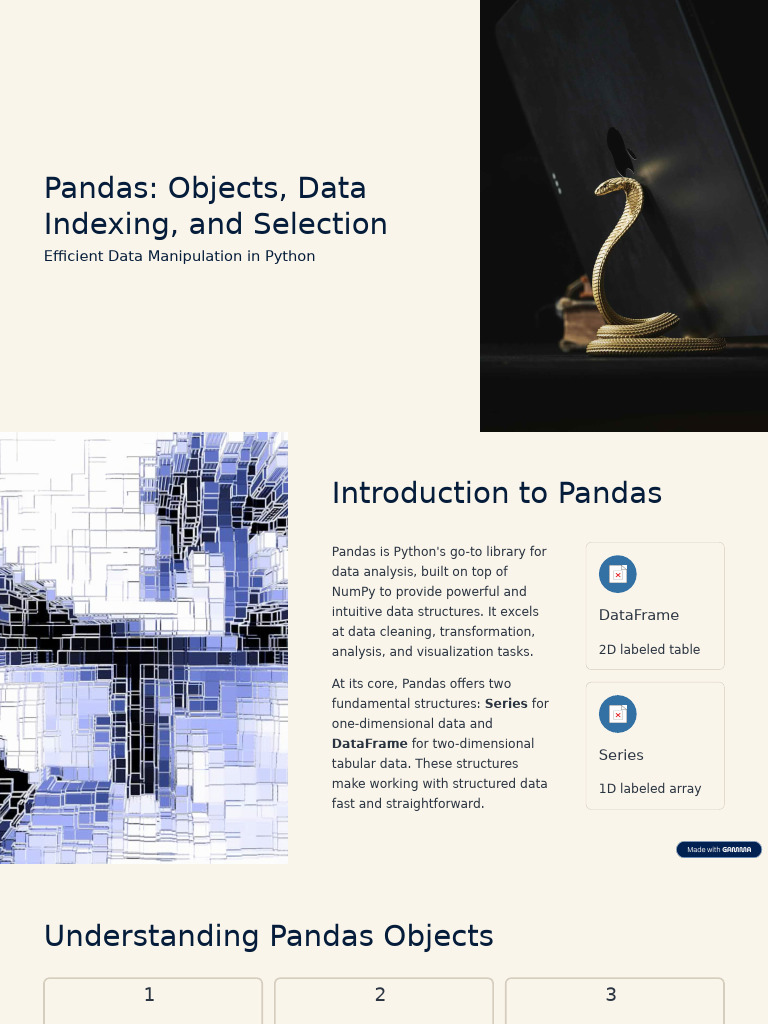 Mastering Pandas for Data Analysis | PDF | Database Index | Information ...