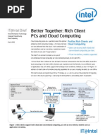 Download Cloud Computing Vpro Intel It Rich Client Pcs and Cloud Computing Study by Intel IT SN94910916 doc pdf