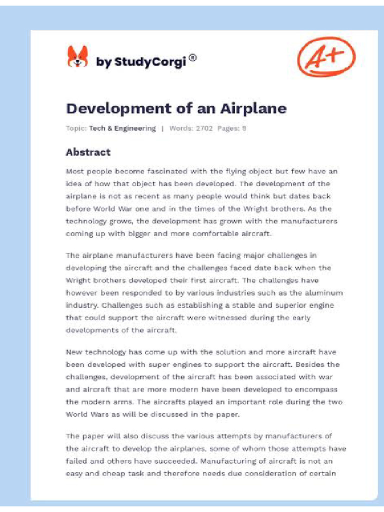 Aeroplanes | PDF