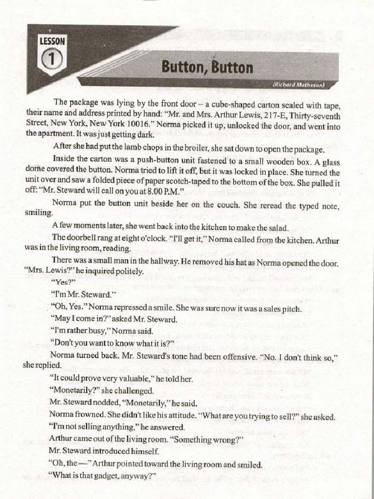 Button Button | PDF