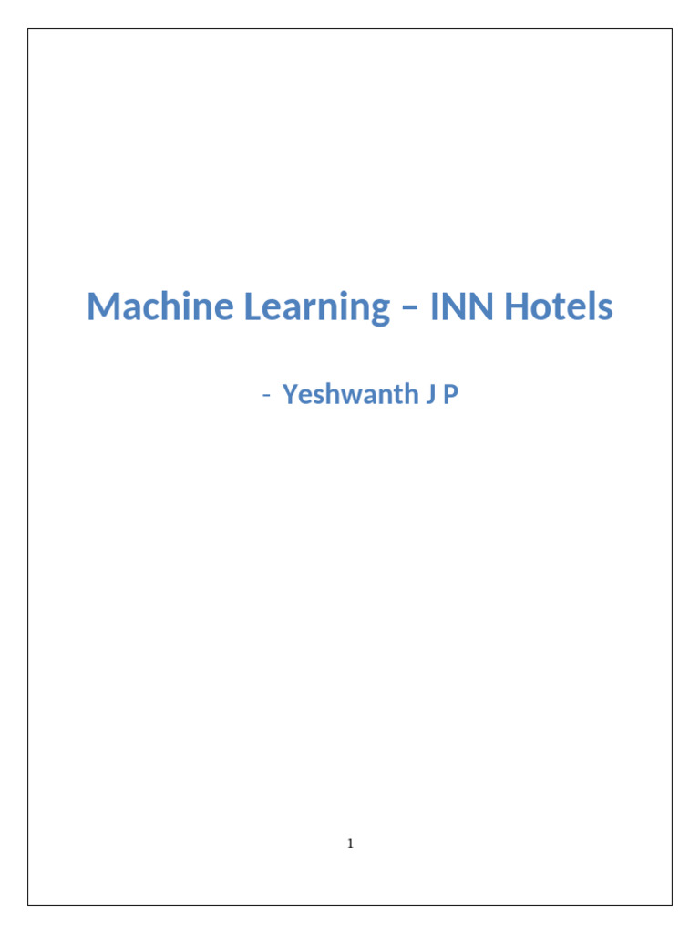 Inn | PDF | Multicollinearity | Dependent And Independent Variables