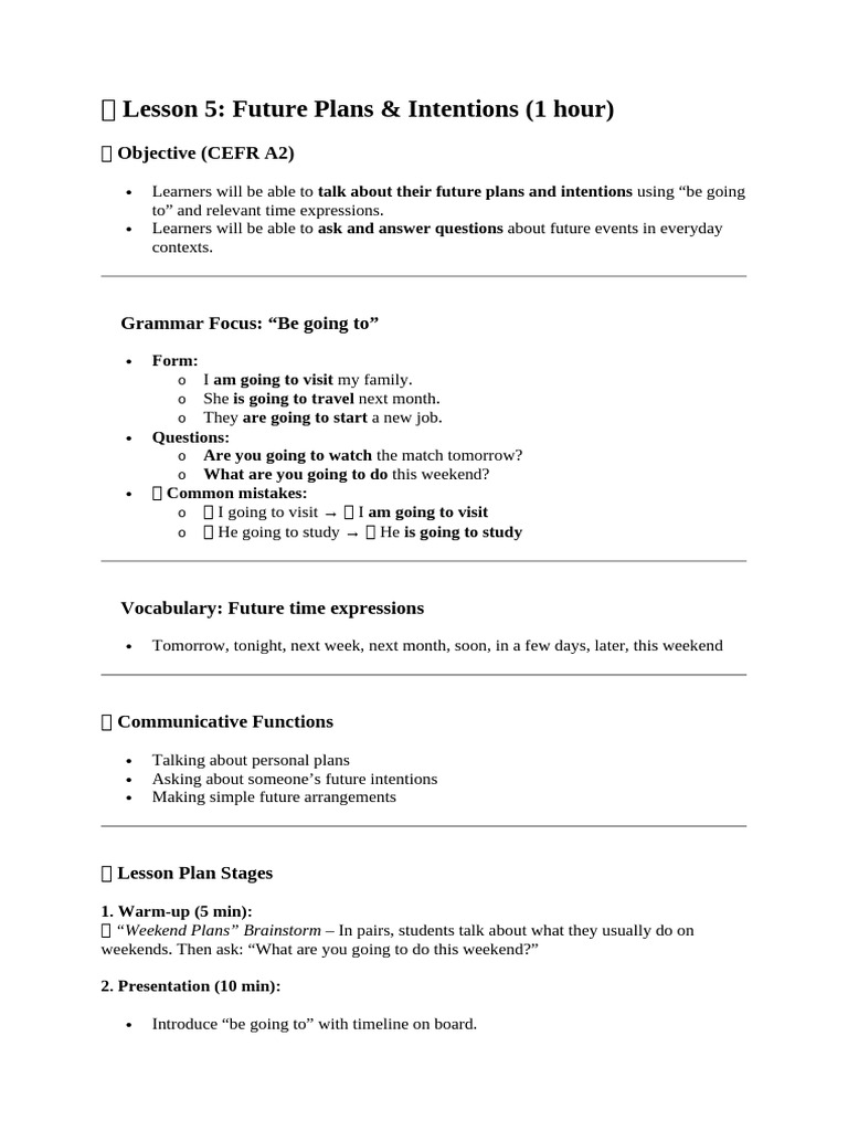 Lesson Plans | PDF | Human Communication | Linguistics