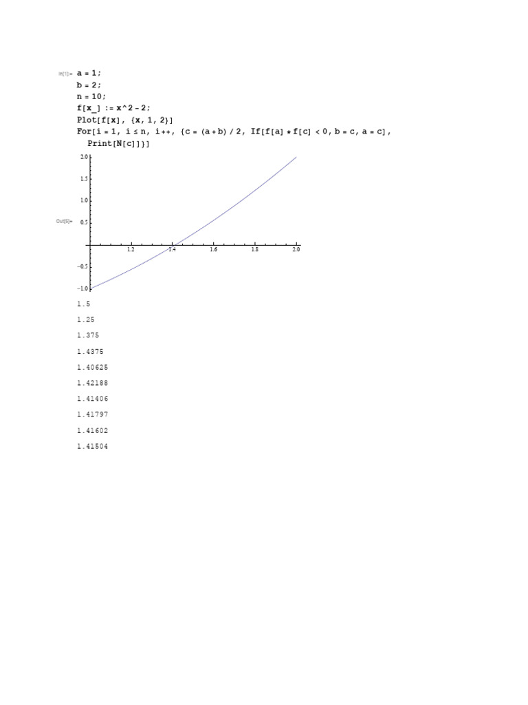 Numerical Methods for Root Finding | PDF