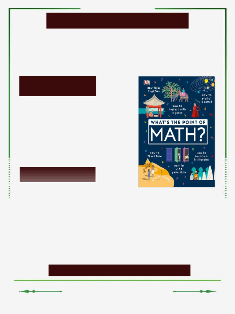 What S The Point of Math 1st Edition DK Full Digital Chapters | PDF ...