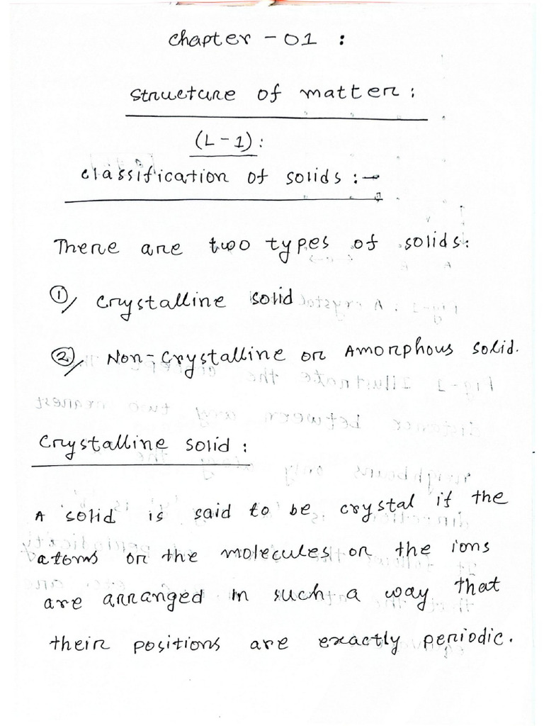 Structure of Matter | PDF