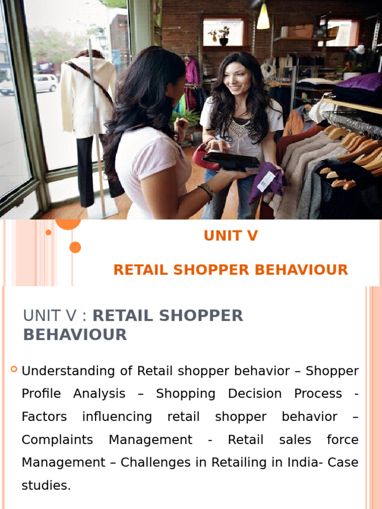 Retail Shopper Behavior Insights | PDF | Retail | Market Segmentation