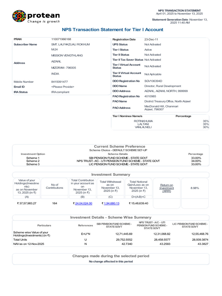 1763014238526093-statement | PDF | Payments | Money