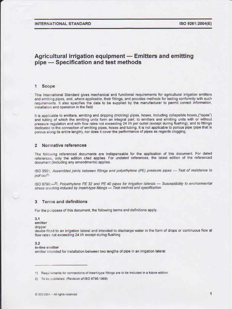 Iso 9261 | PDF