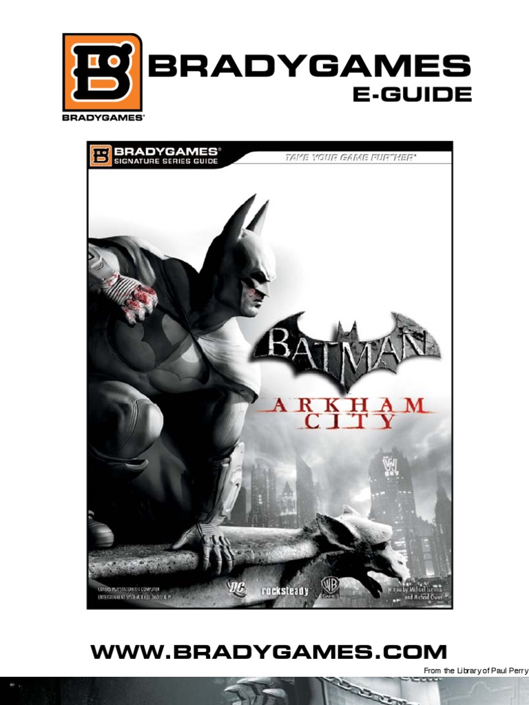 02 Batman Arkham City Official Strategy Guide, PDF, Batman