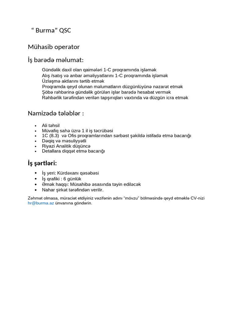 Mühasib operator | PDF