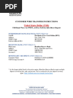 Sogebank Wire Transfer Instructions | PDF