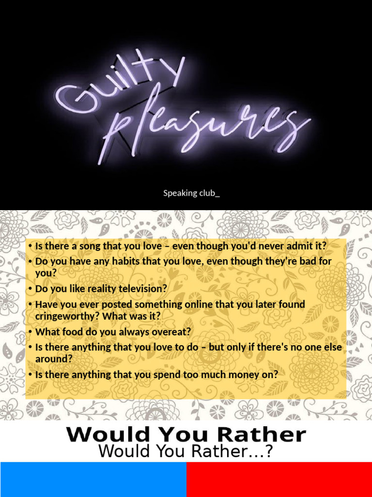 Guilty Pleasures PDF