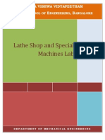 Lathe Shop Lab Manual