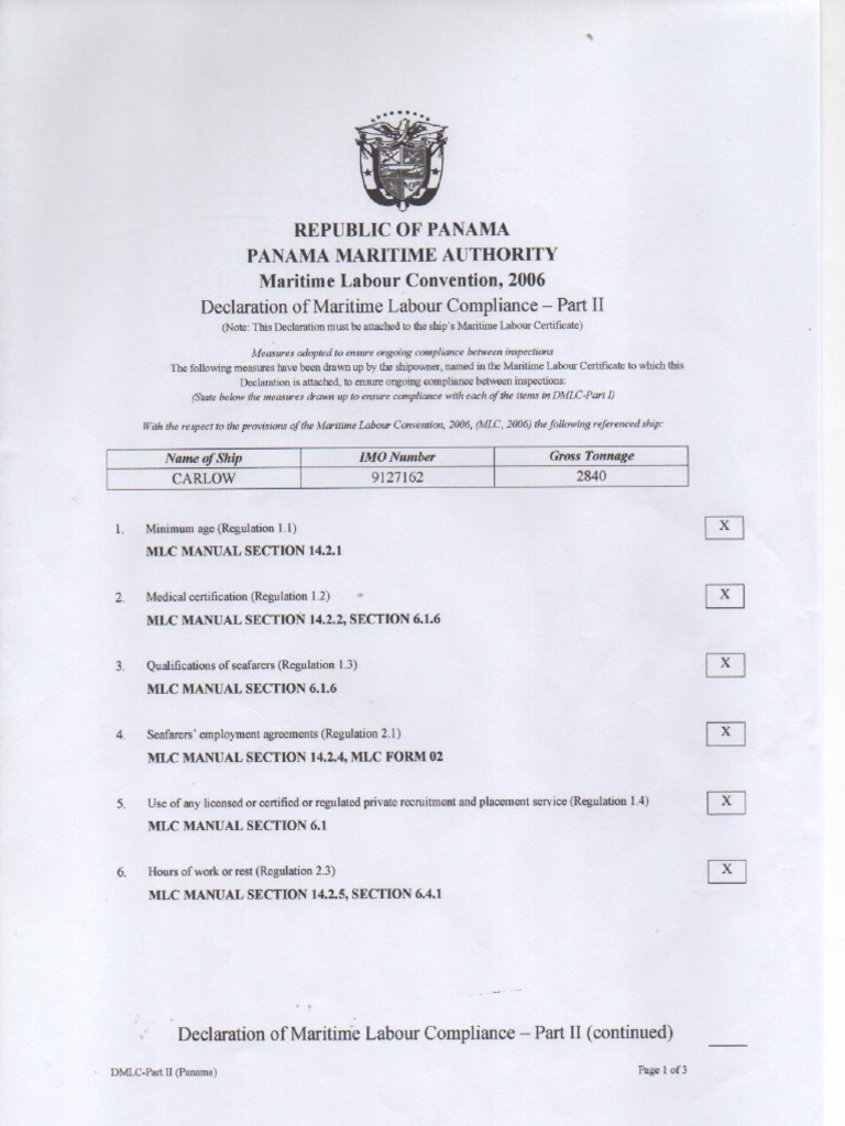 6.Dmlc Part II - MV Carlow | PDF