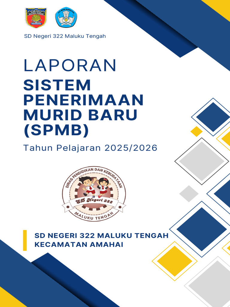 Laporan SPMB SD Negeri 322 2025/2026 | PDF