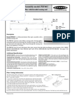 Plastic Fiber Optic Assembly Model PBF46U PBF46U: .04" Diameter Bifurcated Fiber With Ferruled Sensing End