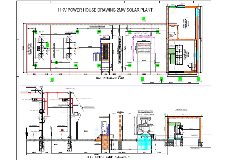 Electrical Layout for 2MW Solar Plant | PDF | Manufactured Goods ...