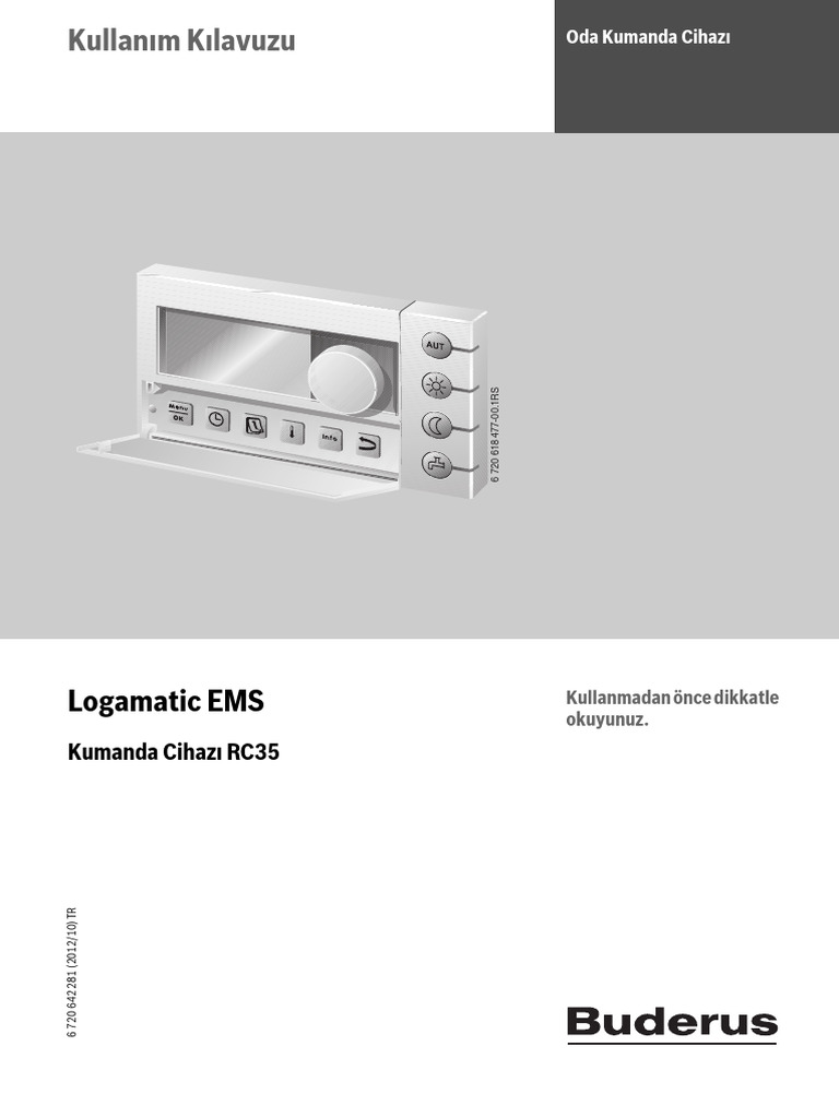 Buderus Logamatic RC35 | PDF