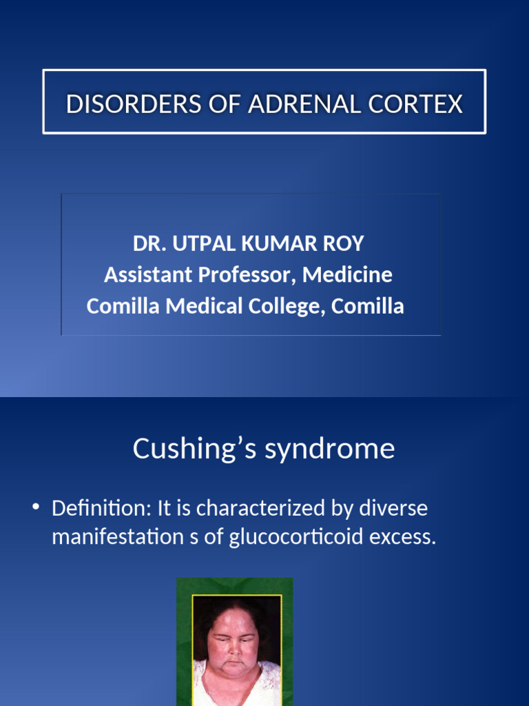 Adrenal Cortex Disorders Overview | PDF | Adrenal Gland | Endocrine System