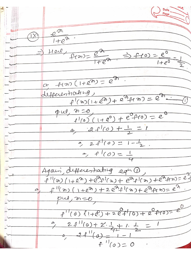(AA 5) Diff Calculus 5 | PDF