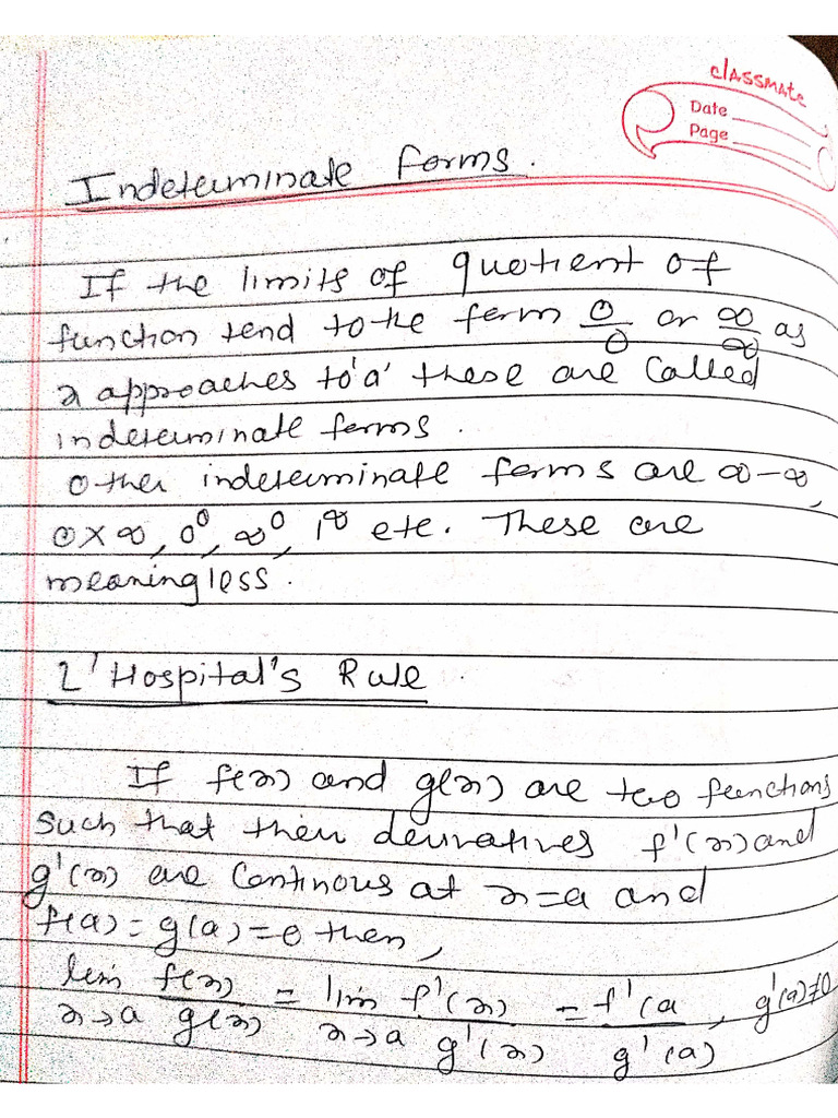 (AA 6) Differential Calculus 6 | PDF