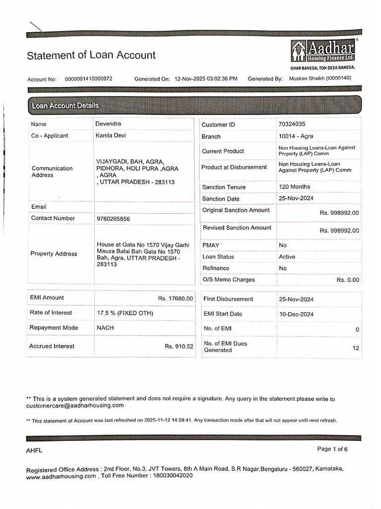 Devendra SOA | PDF
