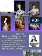 Pirmosios Moterys Lietuvos Istorijoje