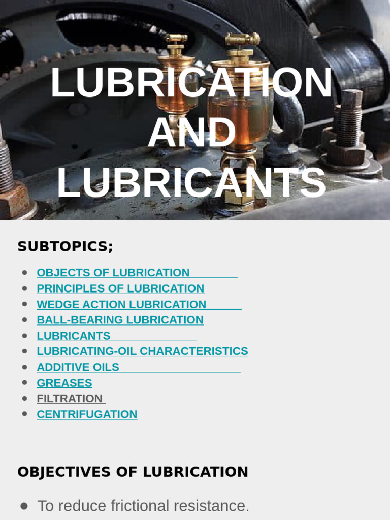 Inbound 4337995157420087556 | PDF | Lubricant | Filtration