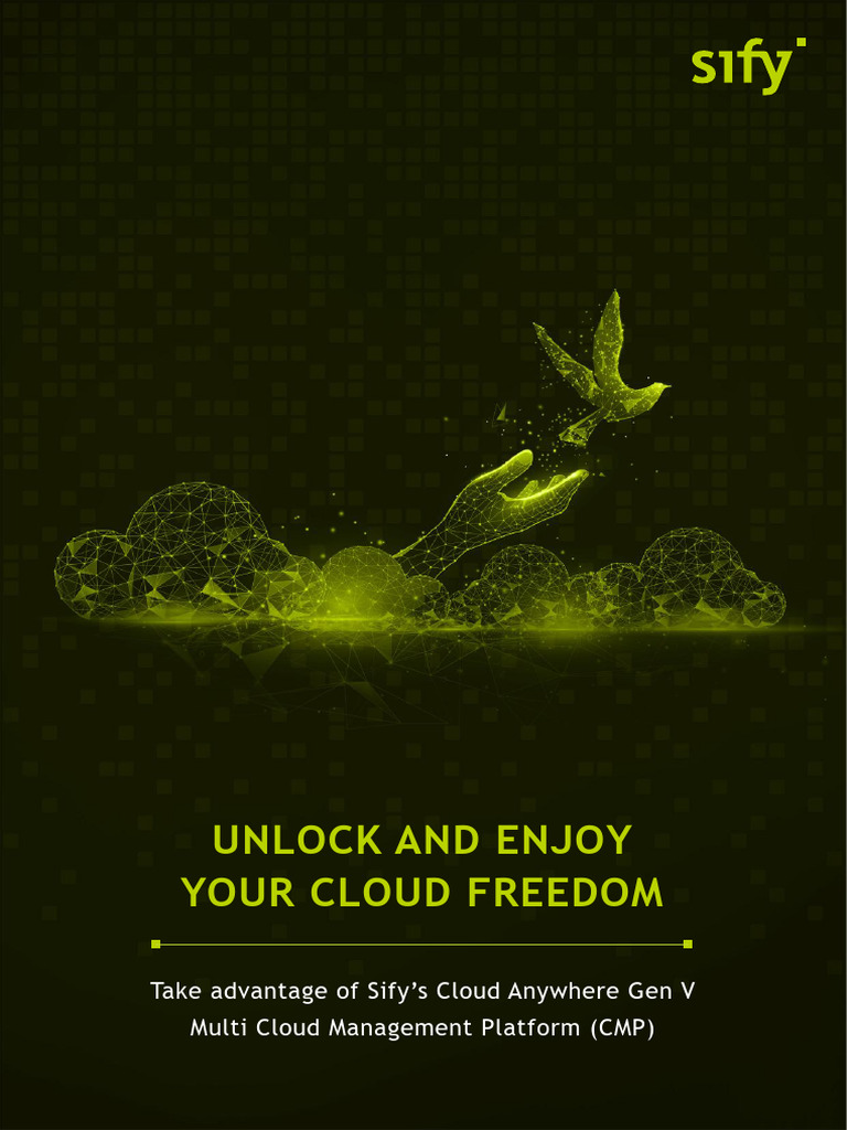 Sify Cloud Anywhere Gen V Overview | PDF | Cloud Computing | Software ...
