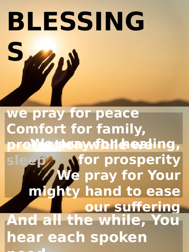 Blessings | PDF