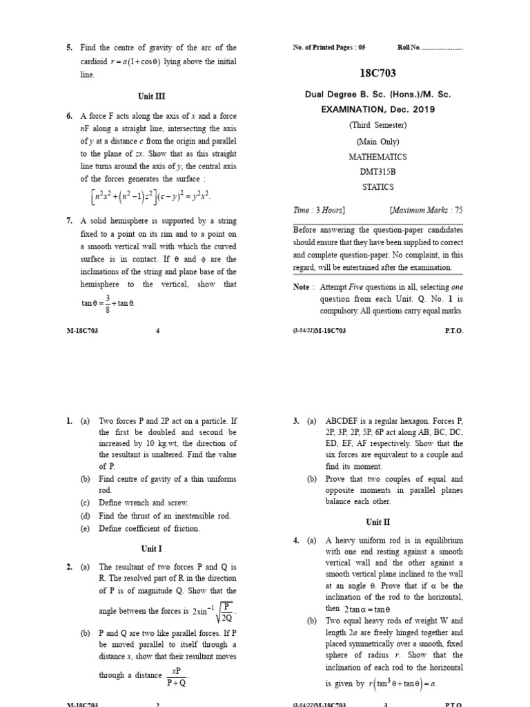 DMT315B | PDF | Force | Sphere