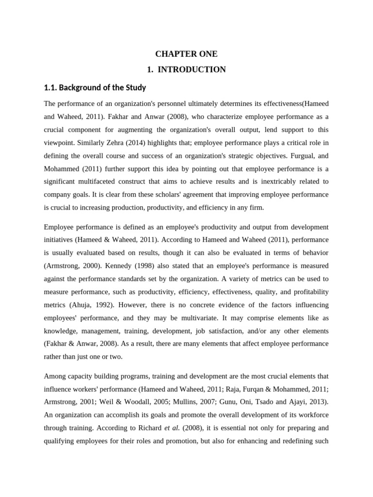 Impact of Training on Employee Performance | PDF | Human Resource ...