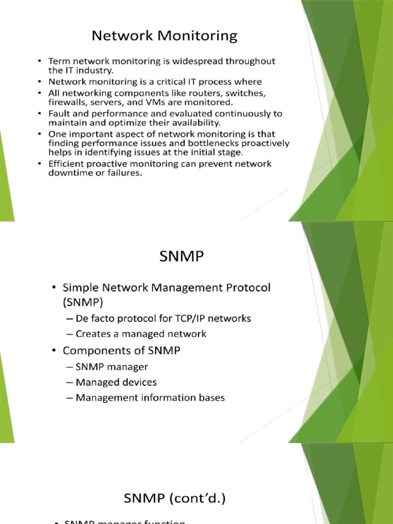 Network Management and Monitoring | PDF