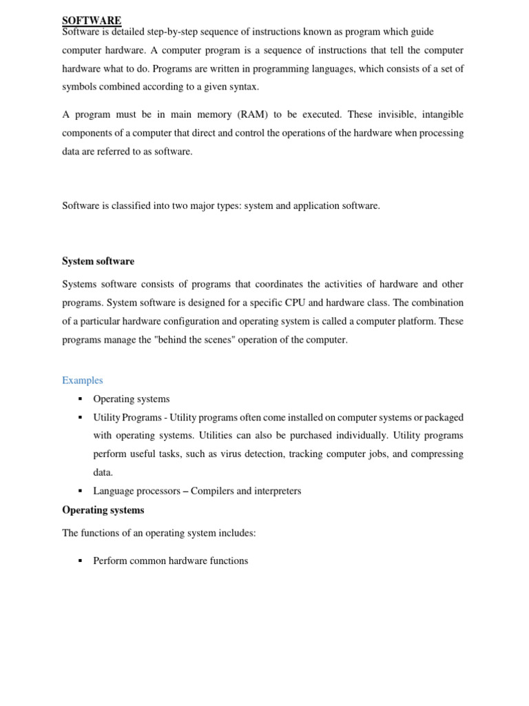 Uci 101 Computer Software | PDF | Programming | Computer Program