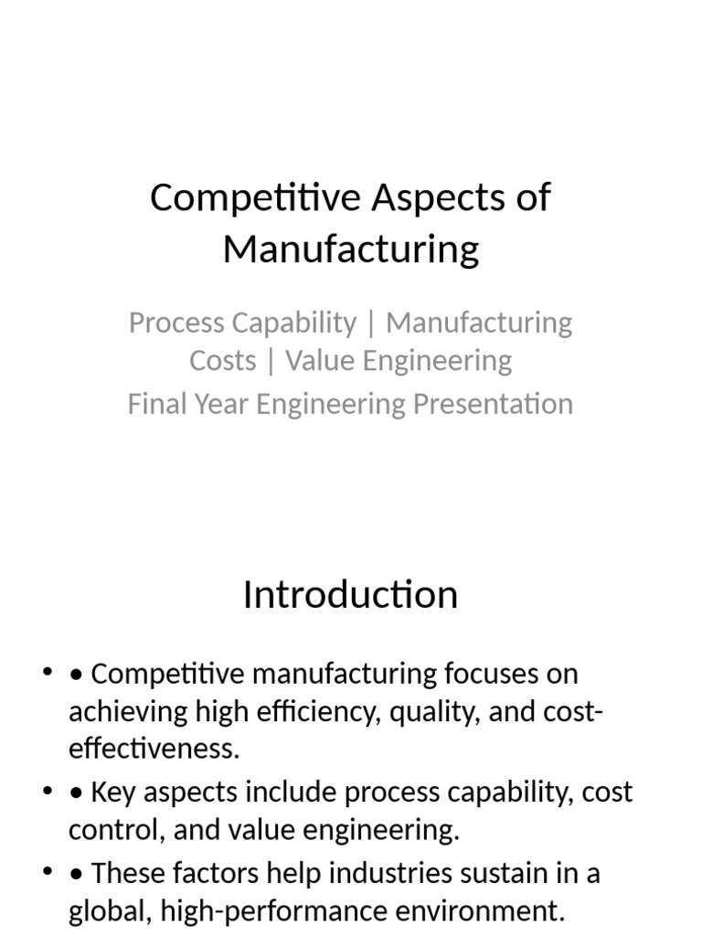 Process Capability Detailed Presentation Pdf Standard Deviation