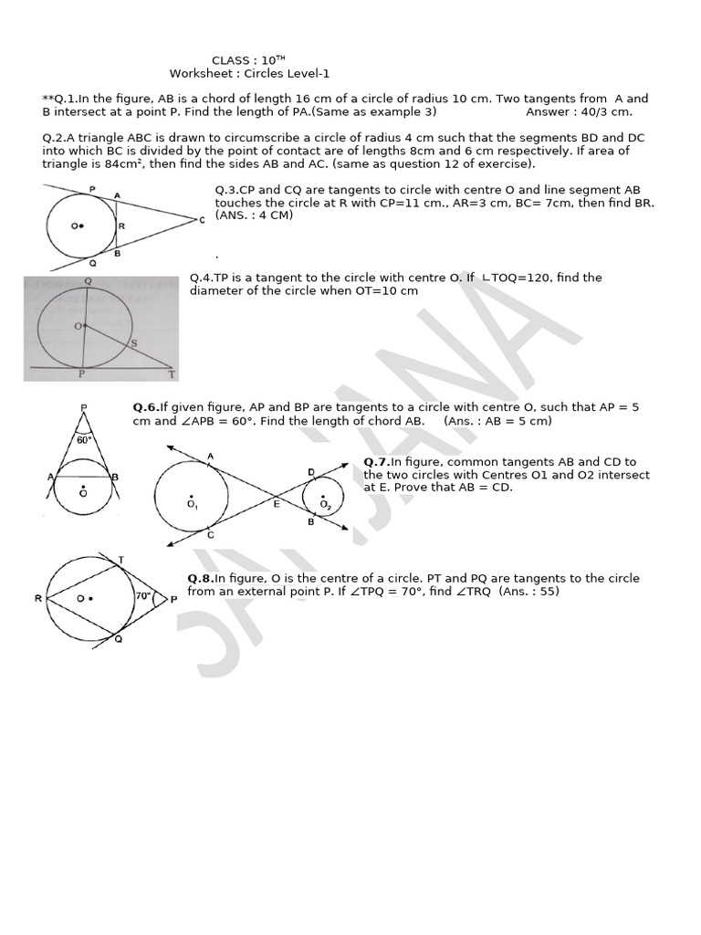 WS Circles Level 1 | PDF
