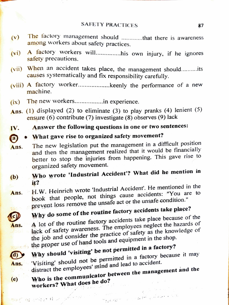Cs Imp Questions | PDF | Occupational Safety And Health | Safety