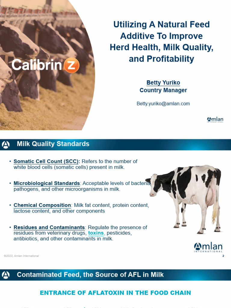 Natural Feed Additive for Dairy Health | PDF | Lipopolysaccharide ...