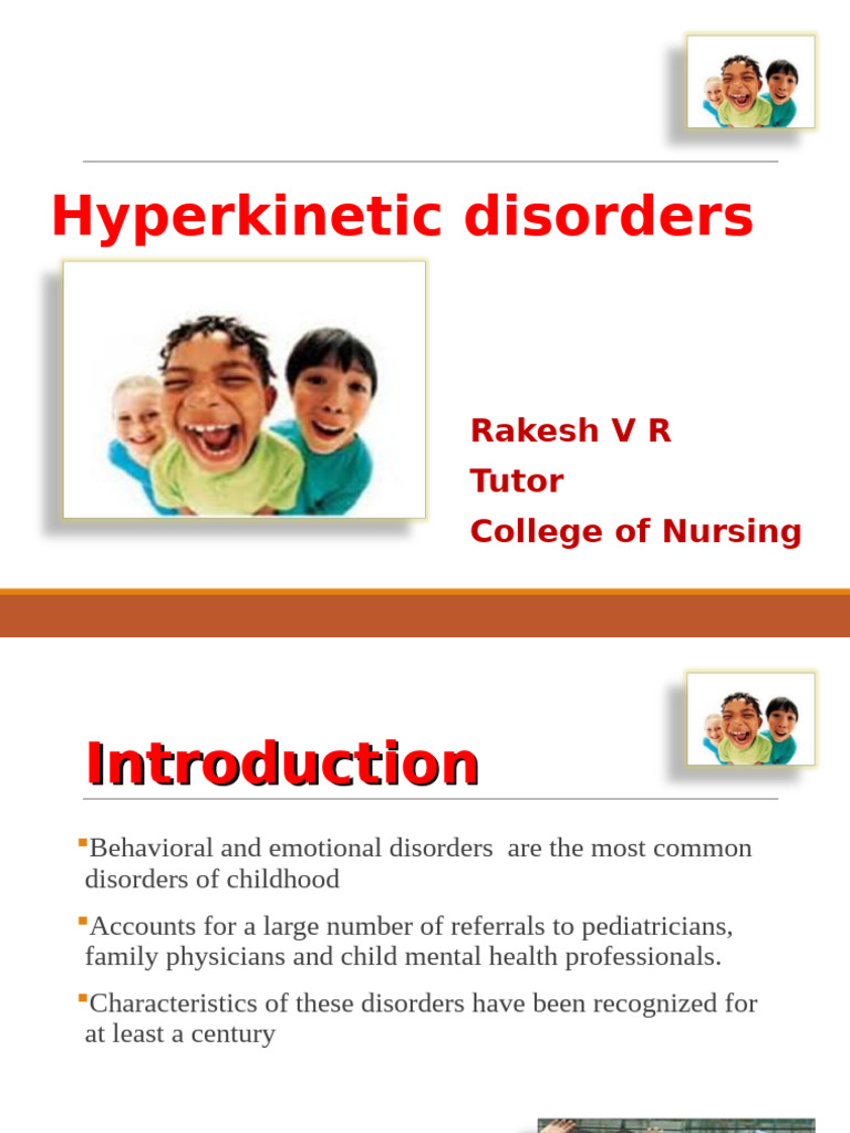 Understanding Hyperkinetic Disorders in Children | PDF | Attention ...