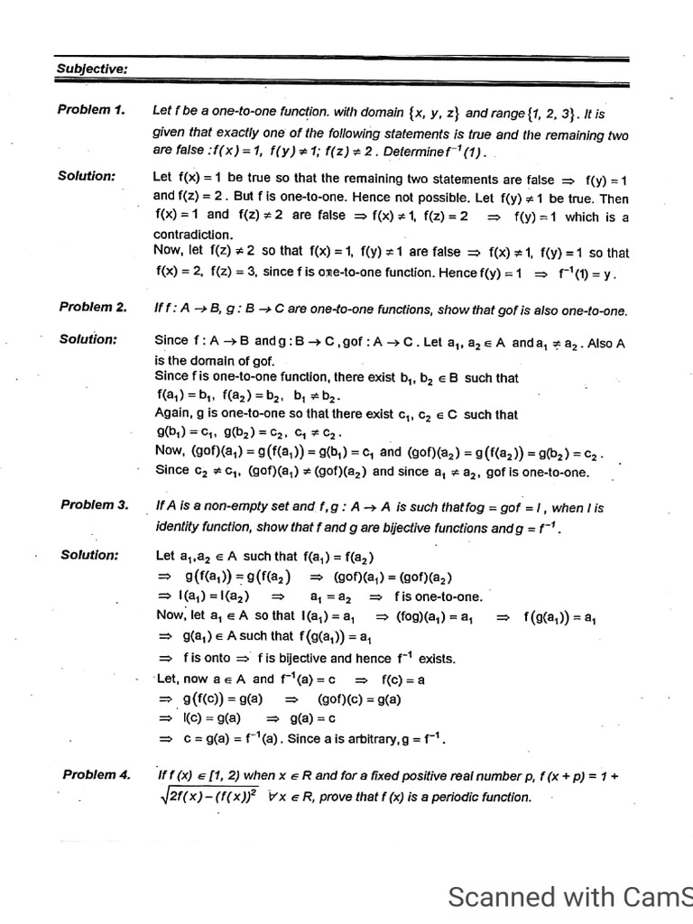 Relation and Function | PDF