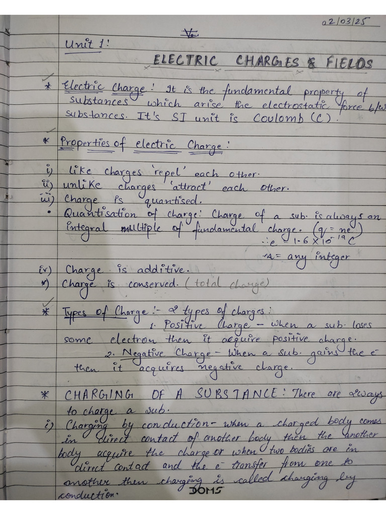 CH 1 Physics | PDF