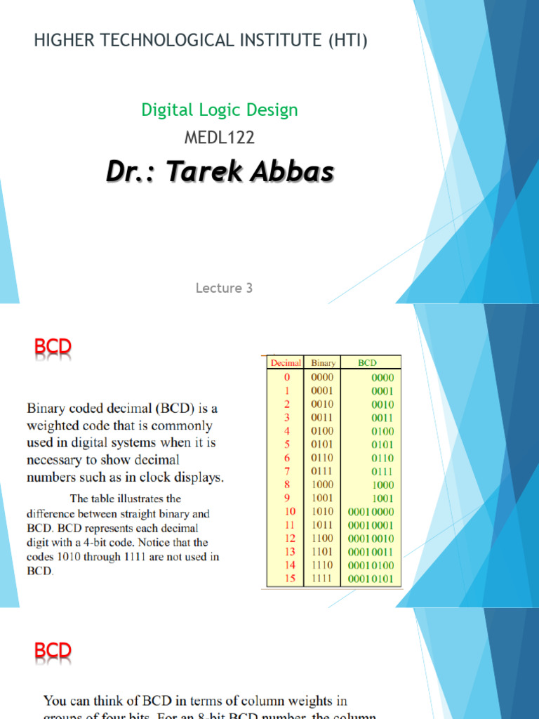 Digital Design Lec#3 | PDF
