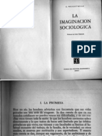 Mills - La Imaginacion Sociologica - La Promesa