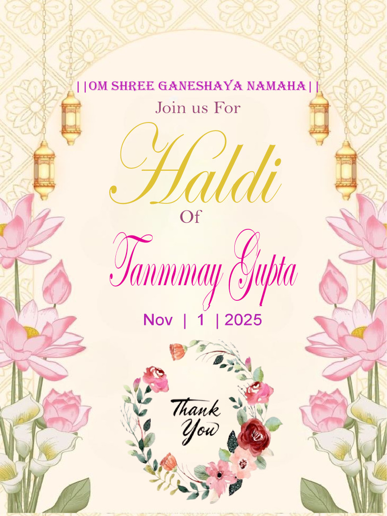 Haldiii Card | PDF