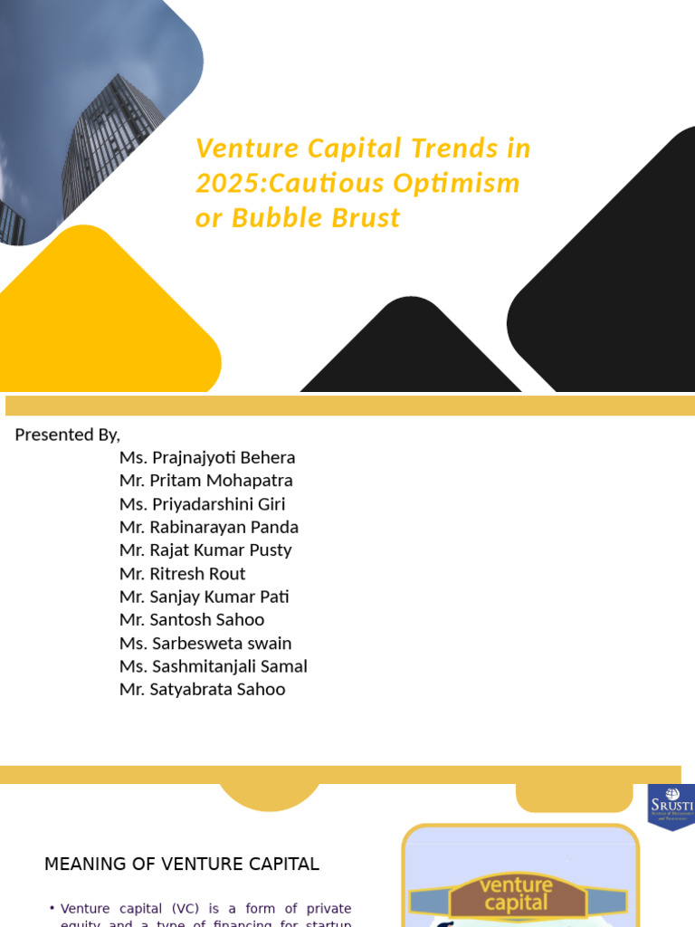 Venture Capital Final | PDF | Venture Capital | Corporate Finance